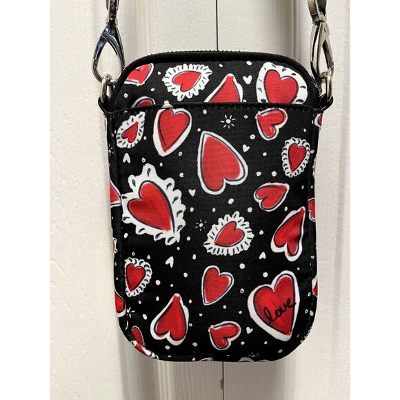 Brighton's "The Hearts A Flutter" Utility Bag Hearts Valentines Day NWOT - Picture 2 of 16